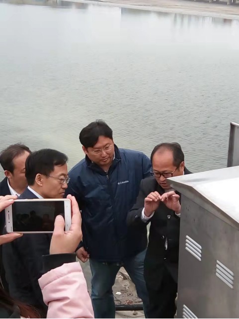 北京顺义区区长参观项目现场